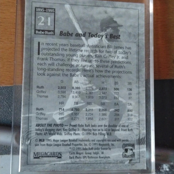 Ken Griffey Jr BB CARDS - Picture 2 of 3